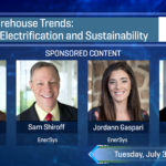 MHI Supply Chain Tech Talk: Powering Warehouse Trends - Automation, Electrification and Sustainability